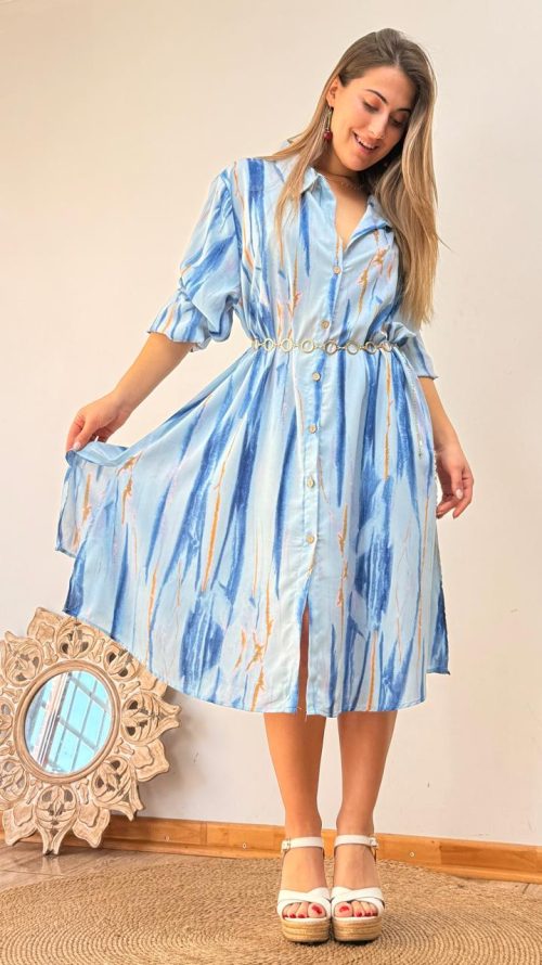 <b> VESTIDO KIMONO</b> <h5>COD. W901</h5> - Imagen 2