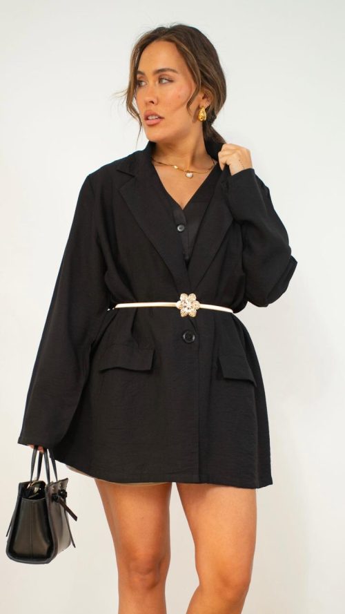 <b> BLAZER OVERSIZE MUJER</b> <h5>COD. 60015</h5> - Imagen 3
