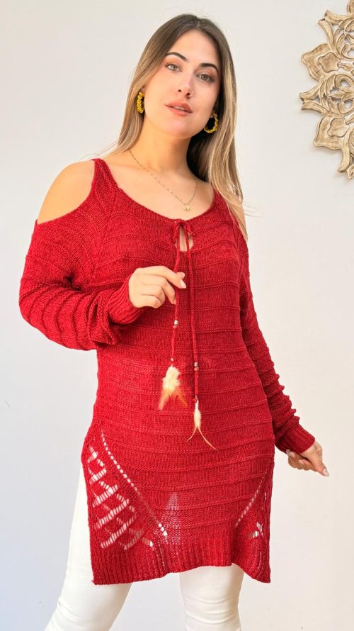 <b> CHALECO CALADO PLUMAS </b> <h5>COD.9321</h5>