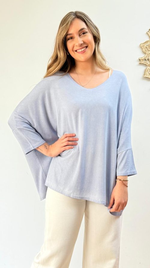 <b>POLERA OVERSIZE BRILLITO </b> <h5>COD. 2031</h5> - Imagen 2