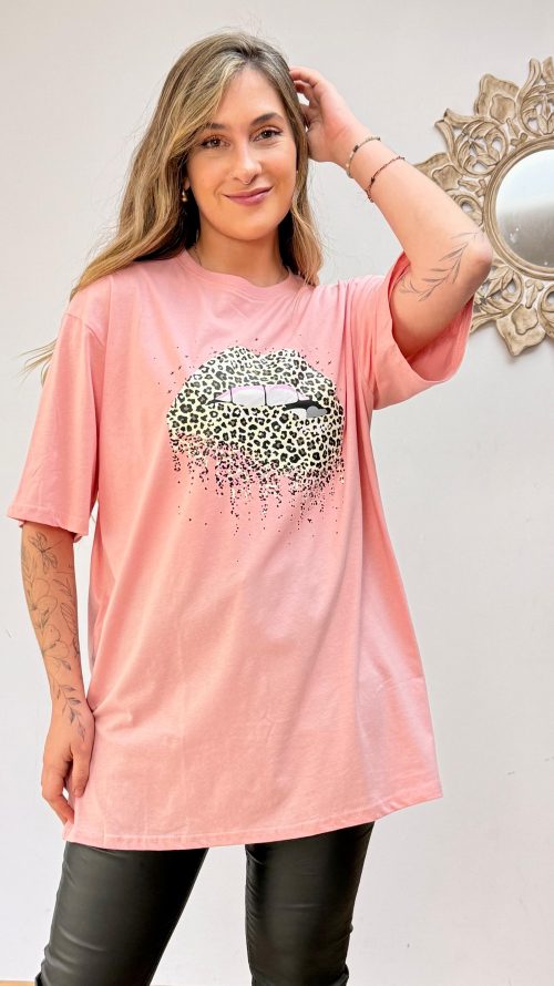 <b> POLERA OVERSIZE BESO </b> <h5>COD. 21090</h5> - Imagen 2