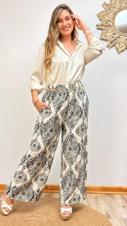 <b> PANTALON PALAZZO ESTAMPADO</b> <h5>COD.918</h5>