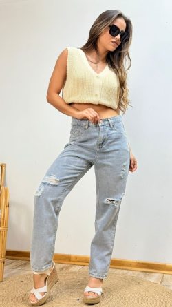<b> JEANS MOM TIRO ALTO</b> <h5>COD. 890-1</h5>