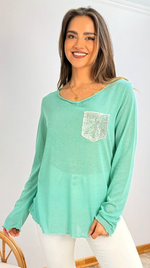 <b> POLERA LENTEJUELA</b> <h5>COD. M87</h5>
