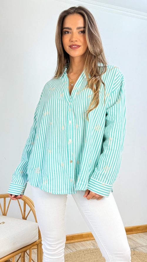 <b> BLUSA CAMISERA BORDADA</b> <h5>COD.BT67</h5> - Imagen 3