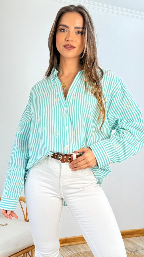 <b> BLUSA CAMISERA BORDADA</b> <h5>COD.BT67</h5>