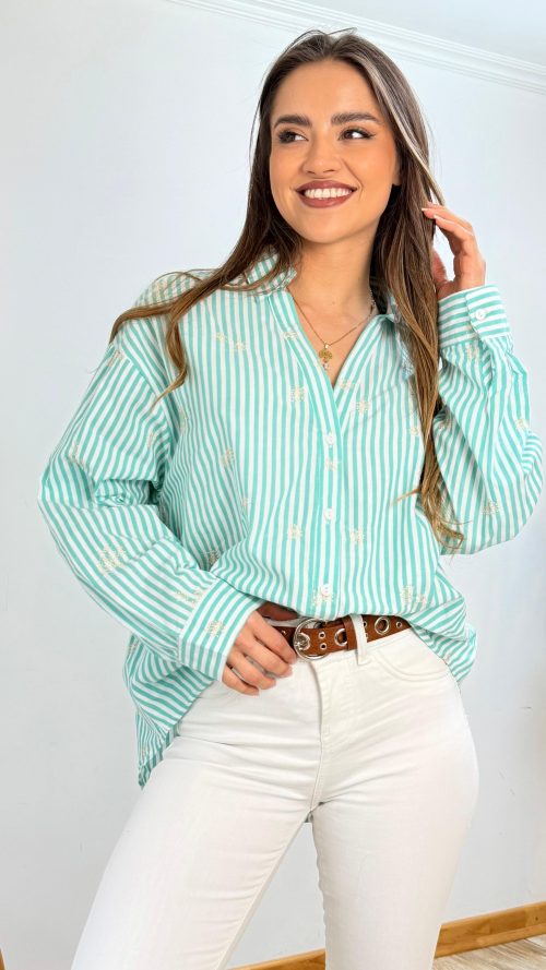 <b> BLUSA CAMISERA BORDADA</b> <h5>COD.BT67</h5> - Imagen 2