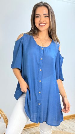 <b> POLERA OVERSIZE SIN HOMBROS</b> <h5>COD. W701</h5>
