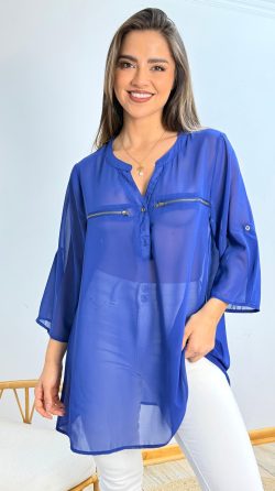 <b> POLERA OVERSIZE CIERRE</b> <h5>COD. W391</h5>