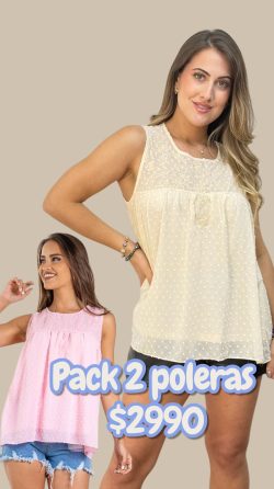 <b> PACK DE 2 POLERAS GABY</b> <h5>COD.2548</h5>