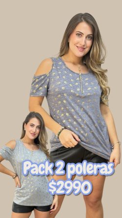 <b> PACK DE 2 POLERAS GOLDEN</b> <h5>COD.A792</h5>