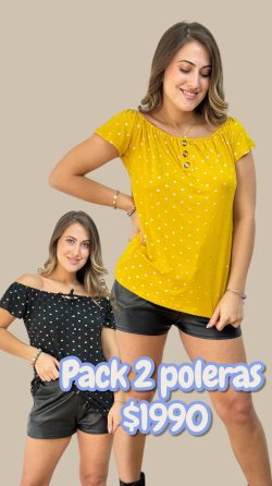 <b> PACK DE 2 POLERASM PUNTOS</b> <h5>COD.A796</h5>