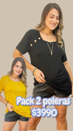 <b> PACK DE 2 POLERAS MADGA</b> <h5>COD.607</h5>