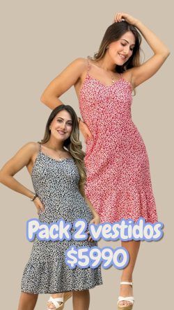 <b> PACK DE 2 VESTIDO AYLIN</b> <h5>COD.Y068</h5>
