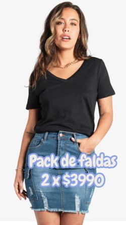 <b> PACK DE 2 FALDAS DENIM</b> <h5>COD.V3001</h5>