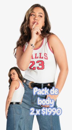 <b> PACK DE 2 BODY 23</b> <h5>COD.2083</h5>