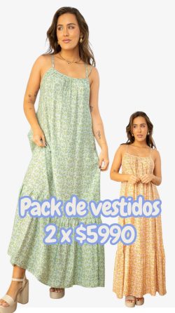 <b> PACK 2 VESTIDOS </b> <h5>COD.50571</h5>