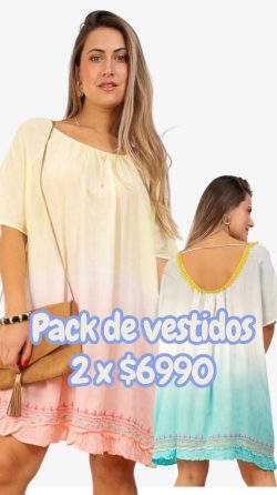 <b> PACK 2 MINIVESTIDOS </b> <h5>COD.6767</h5>