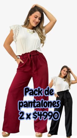 <b> PACK DE 2 PANTALONES</b> <h5>COD.80988</h5>