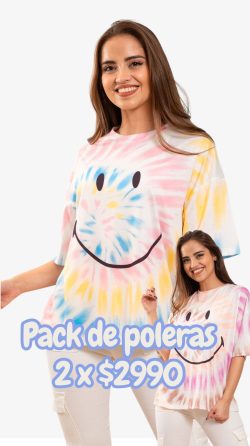 <b> PACK DE 2 POLERAS SMILE</b> <h5>COD.9806</h5>