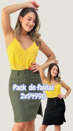 <b> PACK DE 2 FALDAS FABIANA</b> <h5>COD.19515</h5>