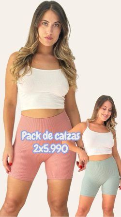 <b> PACK DE 2 CALZAS CORTAS</b> <h5>COD.1020</h5>