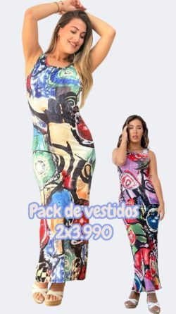 <b> PACK DE 2 VESTIDOS INESA</b> <h5>COD.9032</h5>