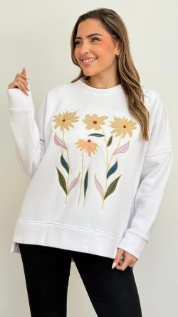 <b> POLERON FLORES BORDADAS</b> <h5>COD.1126</h5>