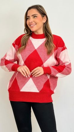 <b> SUETER ROMBOS TEJIDO</b> <h5>COD.6106</h5>