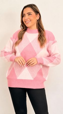 <b> SUETER ROMBOS TEJIDO</b> <h5>COD.6134-R</h5>