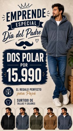 <b> PACK 2 POLAR HOMBRE </b> <h5>COD.M1003-C</h5>