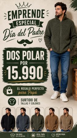 <b> PACK 2 POLAR HOMBRE </b> <h5>COD.M1005-C</h5>
