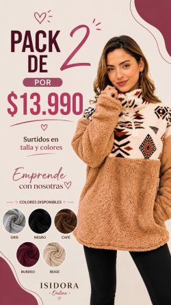 <b> PACK 2 POLAR MEDIO CIERRE</b> <h5>COD.16-B</h5>