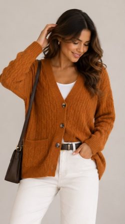 <b> CARDIGAN TRENZADO </b> <h5>COD.CA</h5>