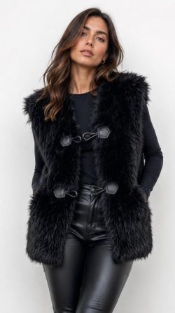<b> CHAQUETA PELUDA SIN MANGAS</b> <h5>COD.840-SA</h5>