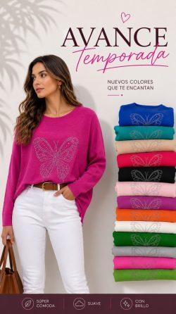 <b> SUETER MARIPOSA</b> <h5>COD.</h5>