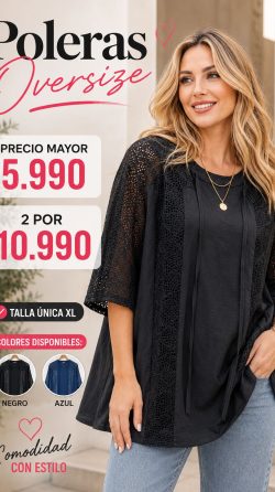 <b> PACK 2 POLERAS ARIA OVERSIZE </b> <h5>COD.-S</h5>