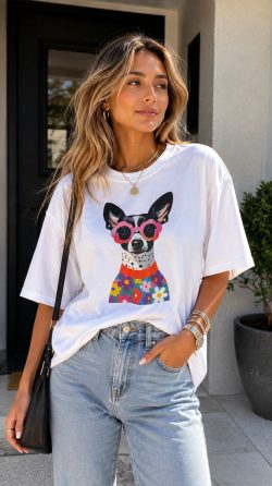 <b> POLERA ESTAMPADA ALGODON 200 </b> <h5>COD.</h5>