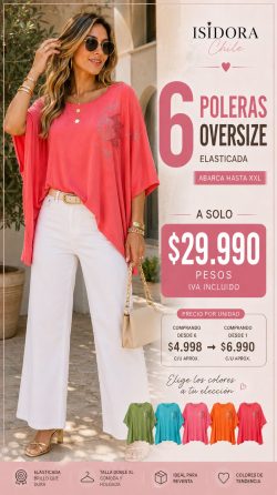<b> PACK 6 POLERAS BRILLOS</b> <h5>COD.2010-K</h5>