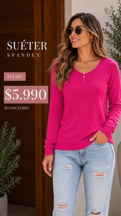 <b> SUETER CUELLO V</b> <h5>COD.20220-M</h5>