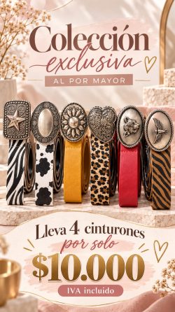 <b> PACK 4 CINTURONES</b> <h5>COD.CI</h5>